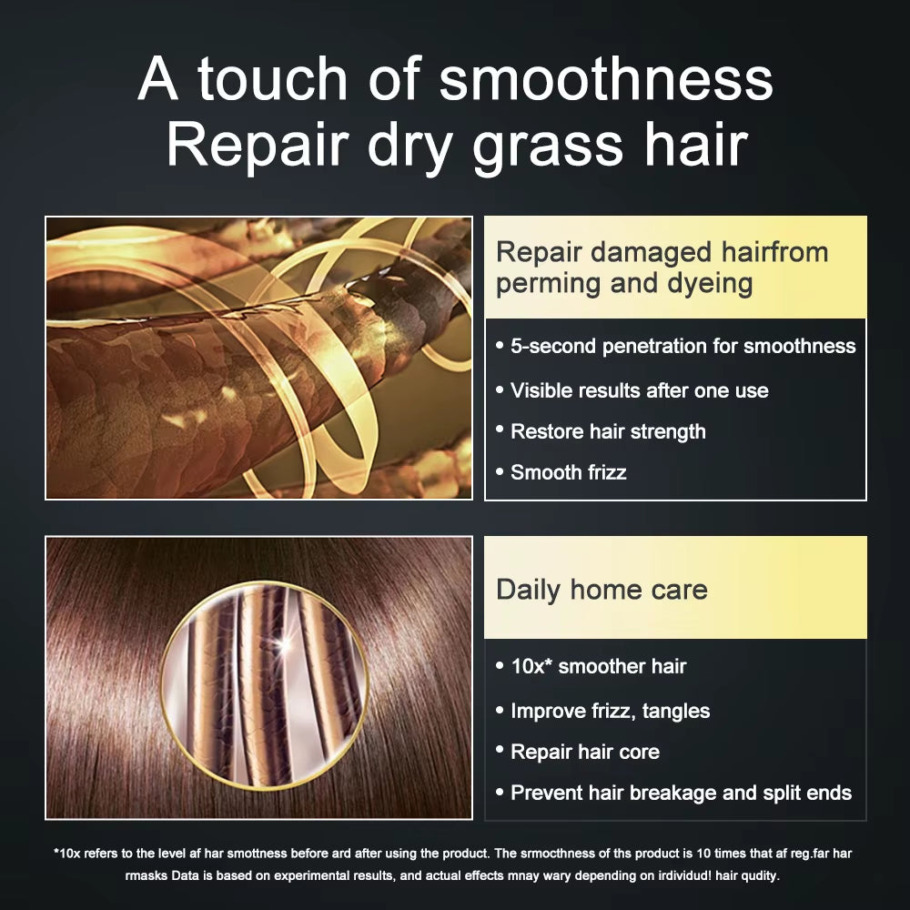 5 Seconds Keratin Hair Mask Collagen Hair Treatment Smoothing Straightening Repair Damaged Conditioner Hair Care