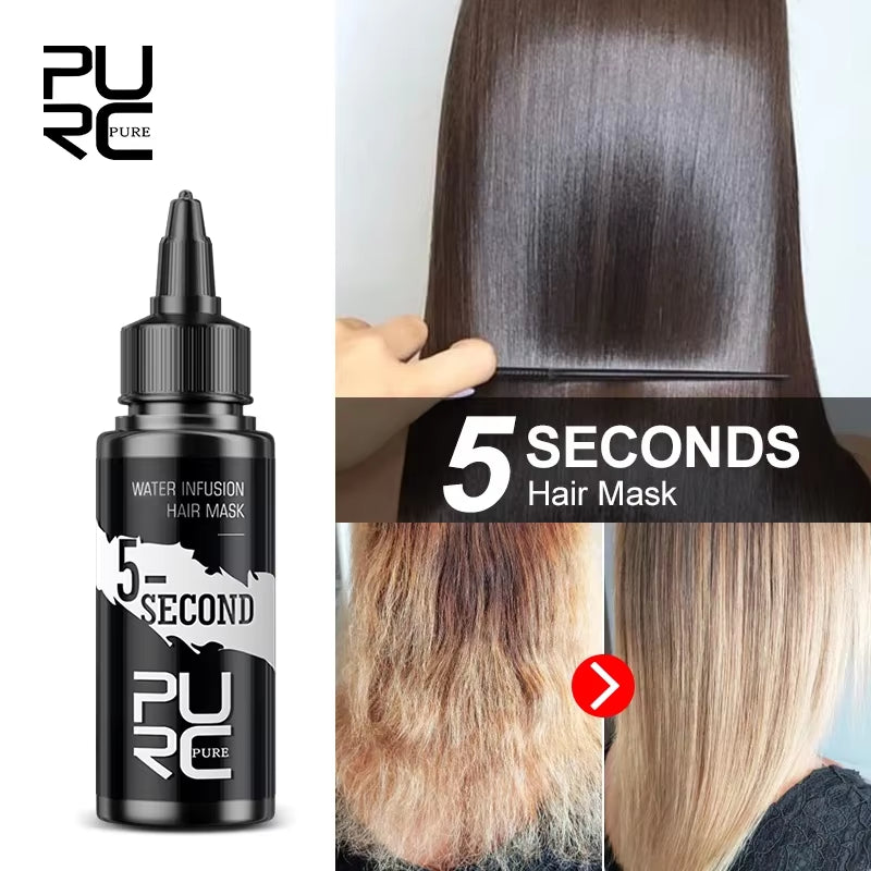 5 Seconds Keratin Hair Mask Collagen Hair Treatment Smoothing Straightening Repair Damaged Conditioner Hair Care